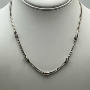 Sterling silver necklace‎